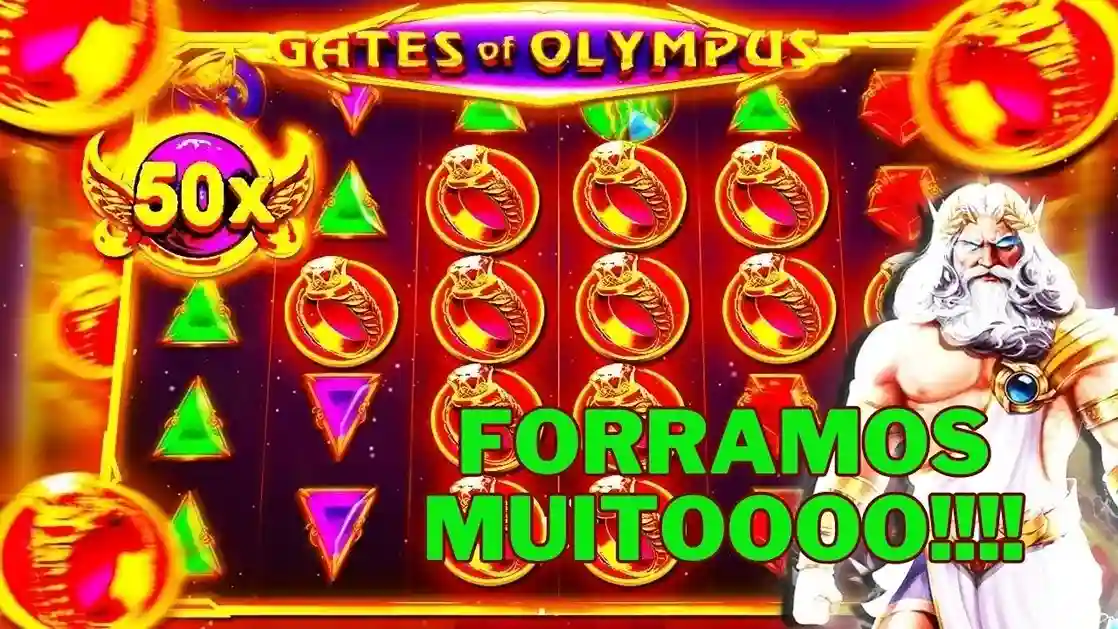 Avaliação da interface e experiência do jogador logotipo da plataforma Gates of olympus onde você poderá se cadastrar gratuitamente